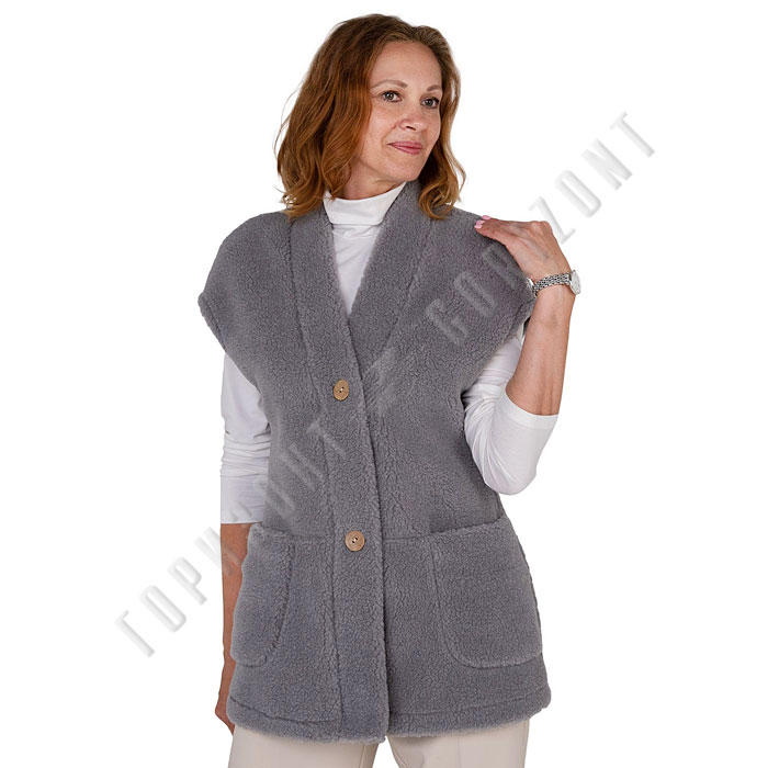 Жилет женский WOOL цв. Серый