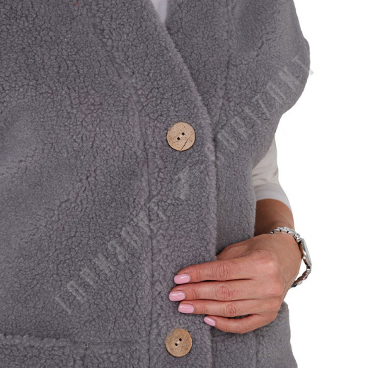 Жилет женский WOOL цв. Серый